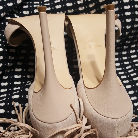 Nine West Hustle Leather Heeled Sandal - Picture 5 of 6